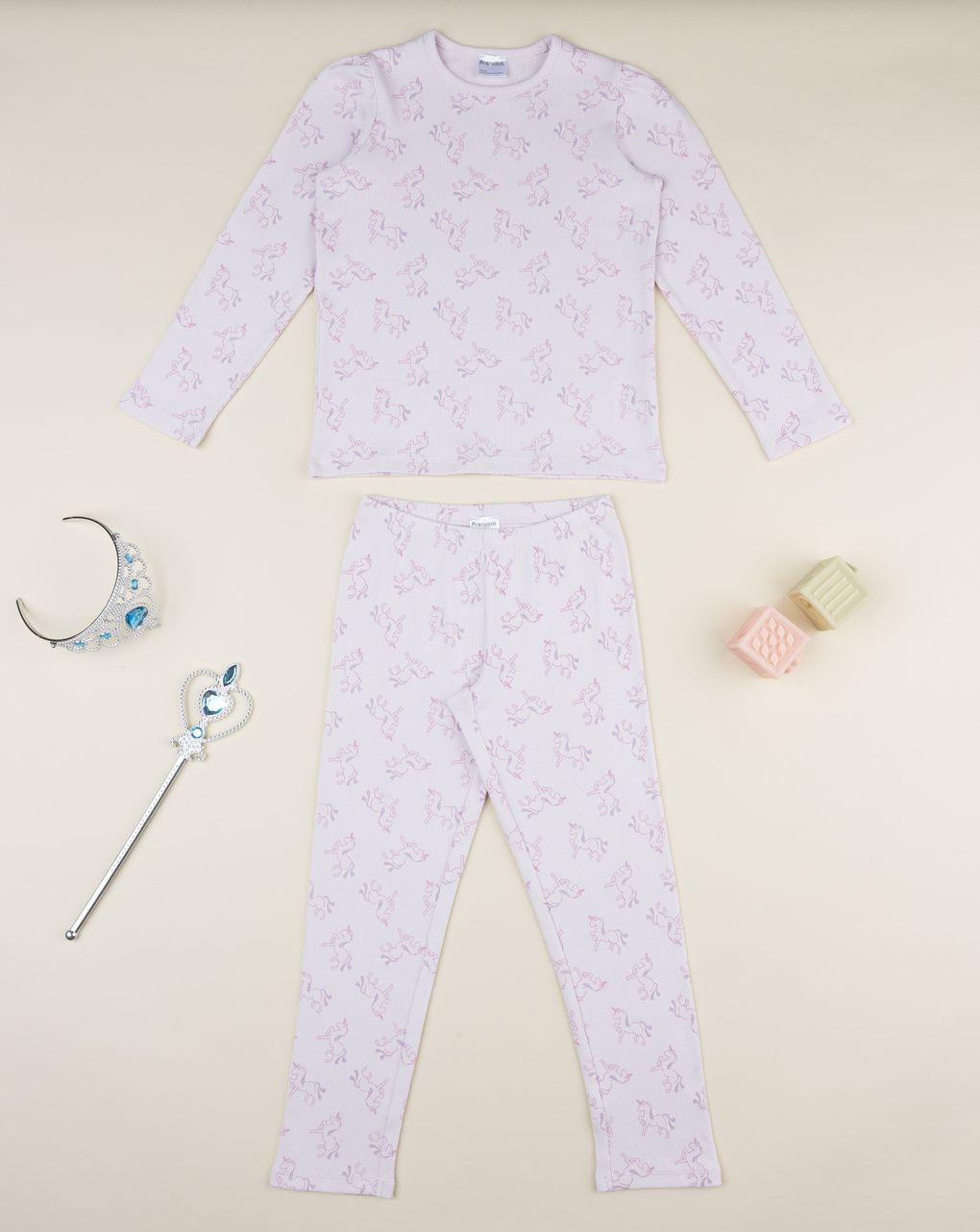 Pigiama bimba unicorni