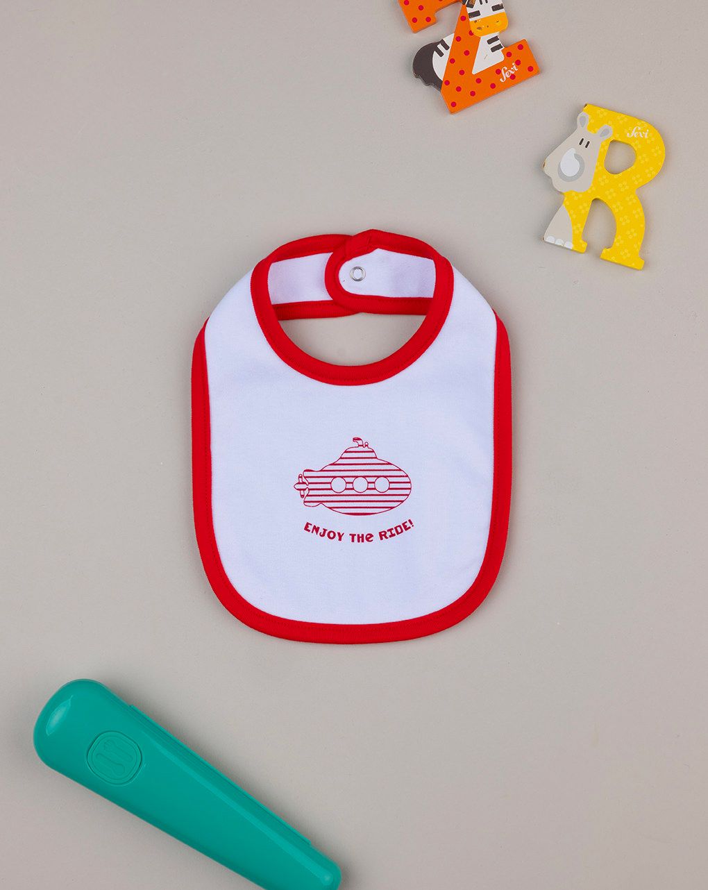 Bavaglino bimbo rosso sommergibile