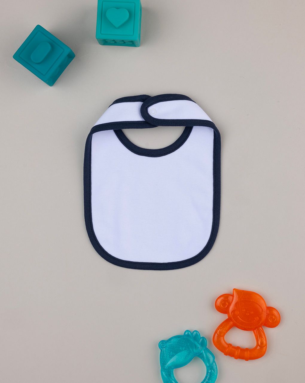 Bavaglino bimbo blu barchetta