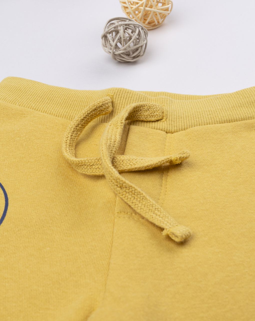 Pantalone felpato bimbo giallo "dinosaur"