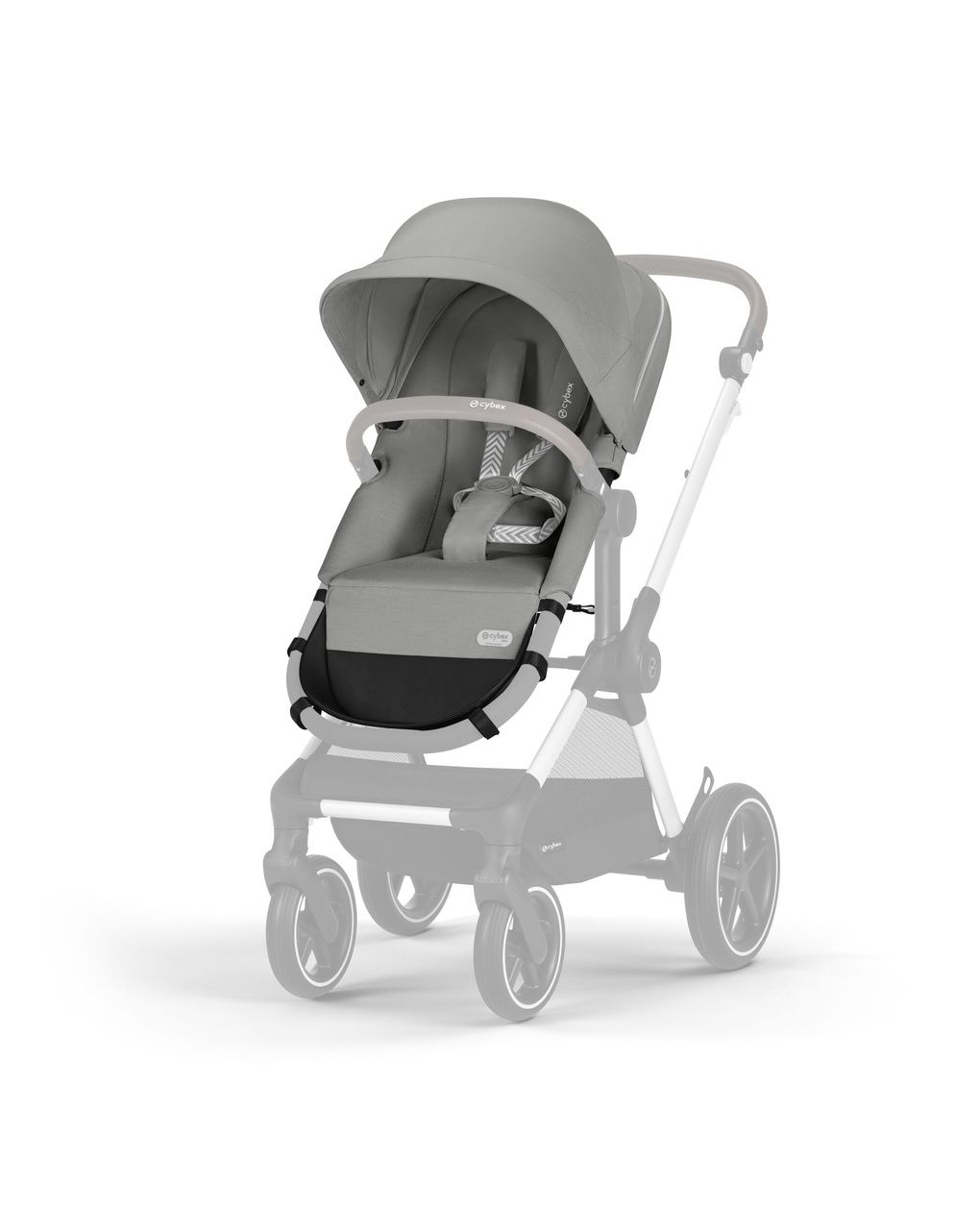 Duo eos lux slv stone grey mid grey - cybex