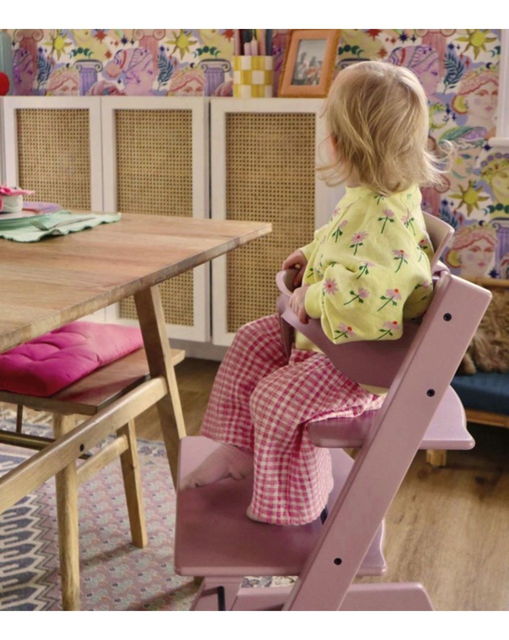 Tripp trapp® sedia heather mauve personalizzabile - stokke®