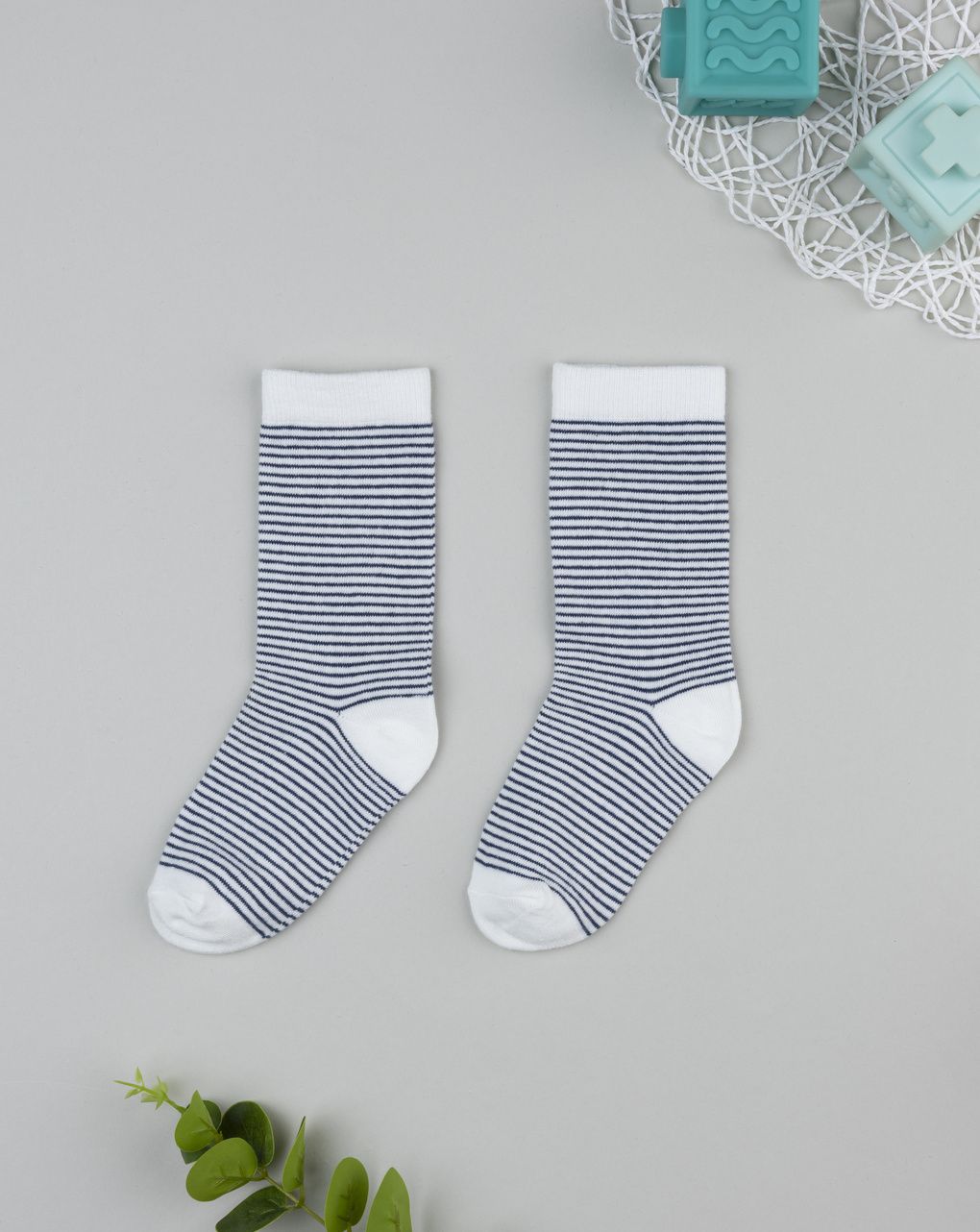 Gambaletto bambino grigio/panna