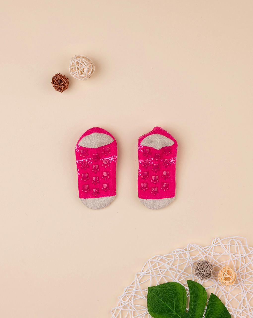 Ballerina bimba rosa antiscivolo