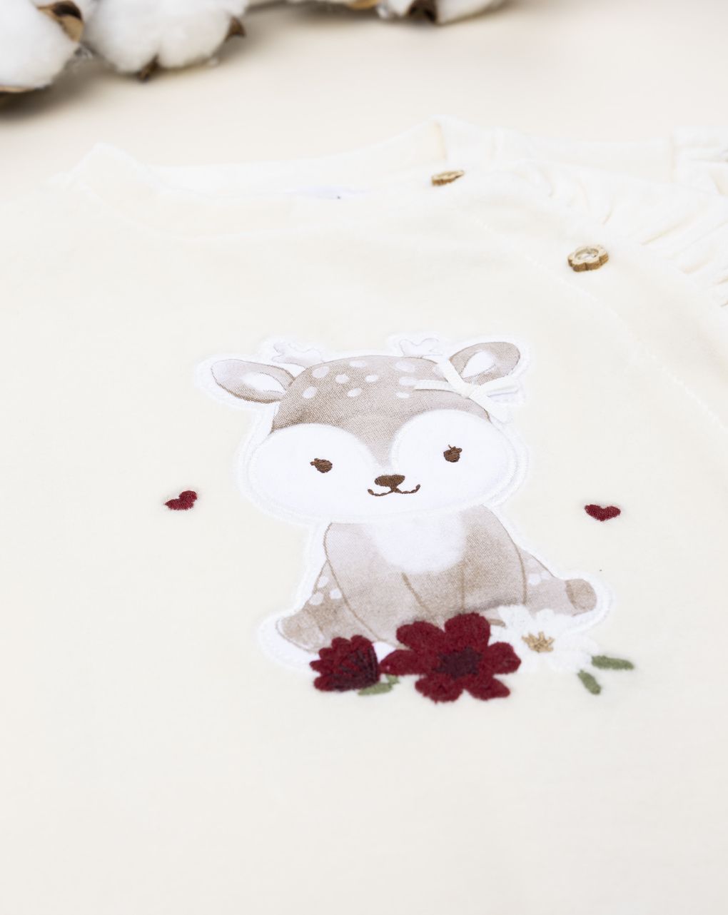 Tutina beige neonata cerbiatta