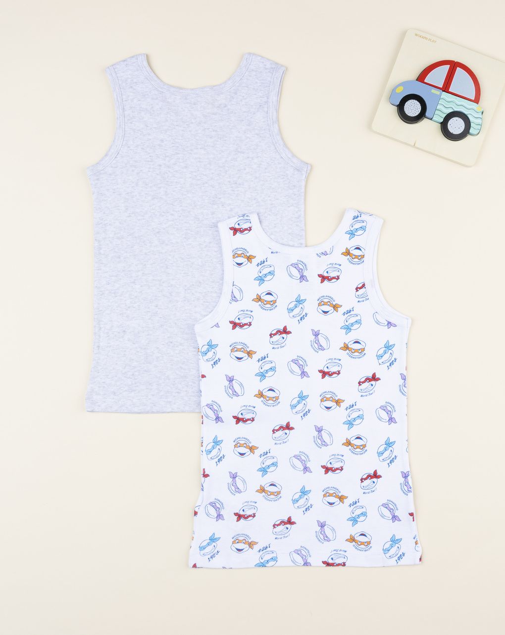 Pack 2 canotte bimbo tartarughe ninja