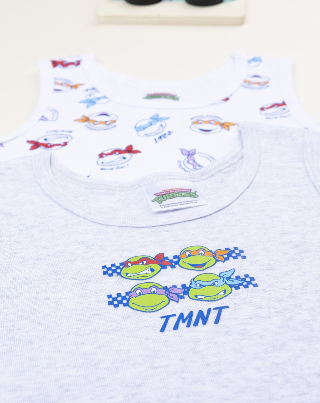 Pack 2 canotte bimbo tartarughe ninja