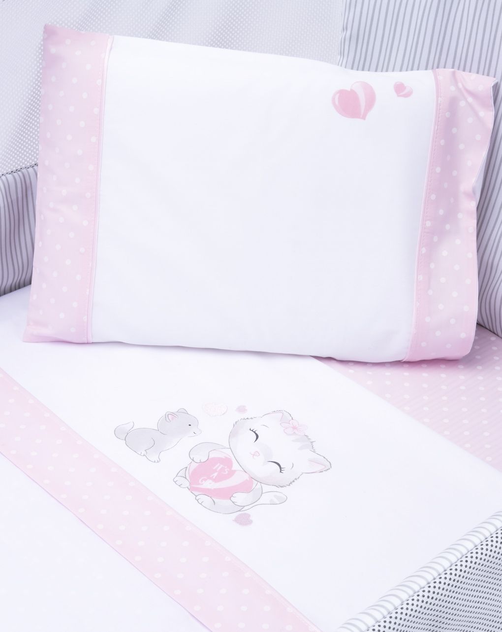 Completo culla 3 pezzi pink