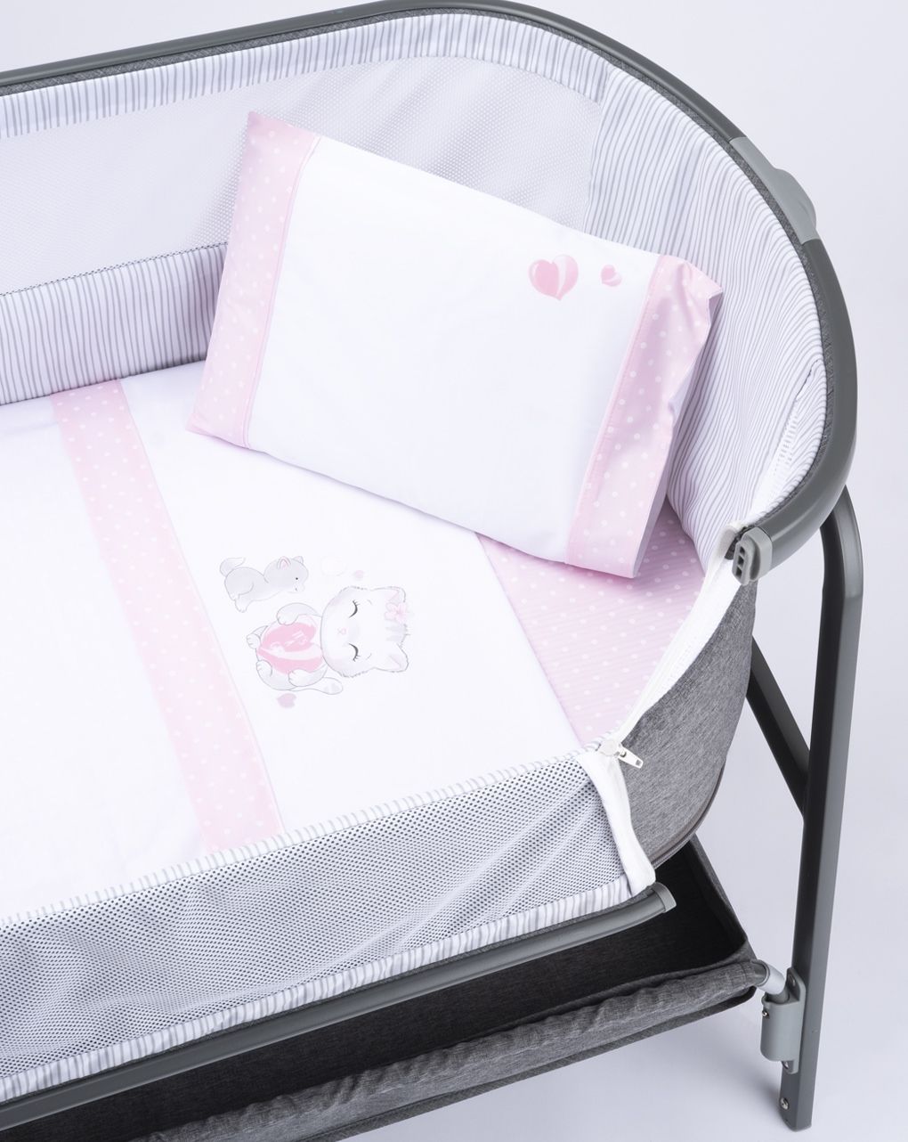 Completo culla 3 pezzi pink