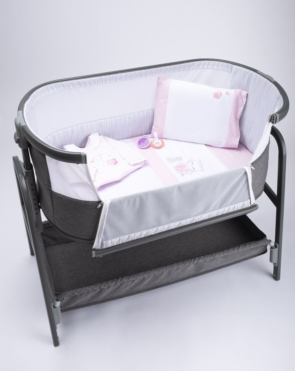 Completo culla 3 pezzi pink