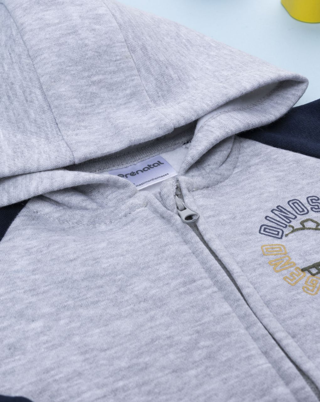 Felpa bimbo grigio/blu