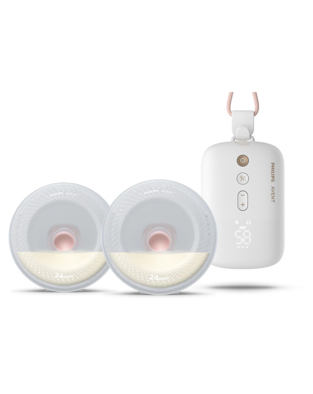 Tiralatte elettrico indossabile doppio hands-free  - philips avent