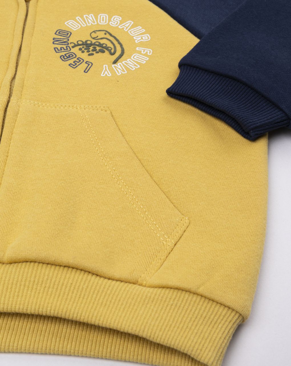 Felpa bimbo gialla/blu