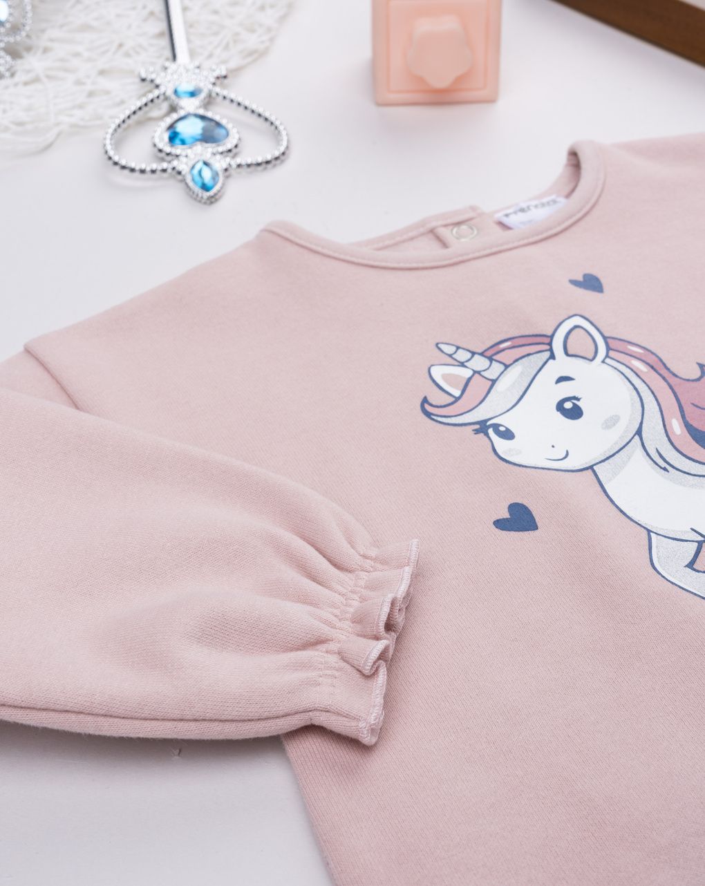 Completo jogging bimba rosa/blu