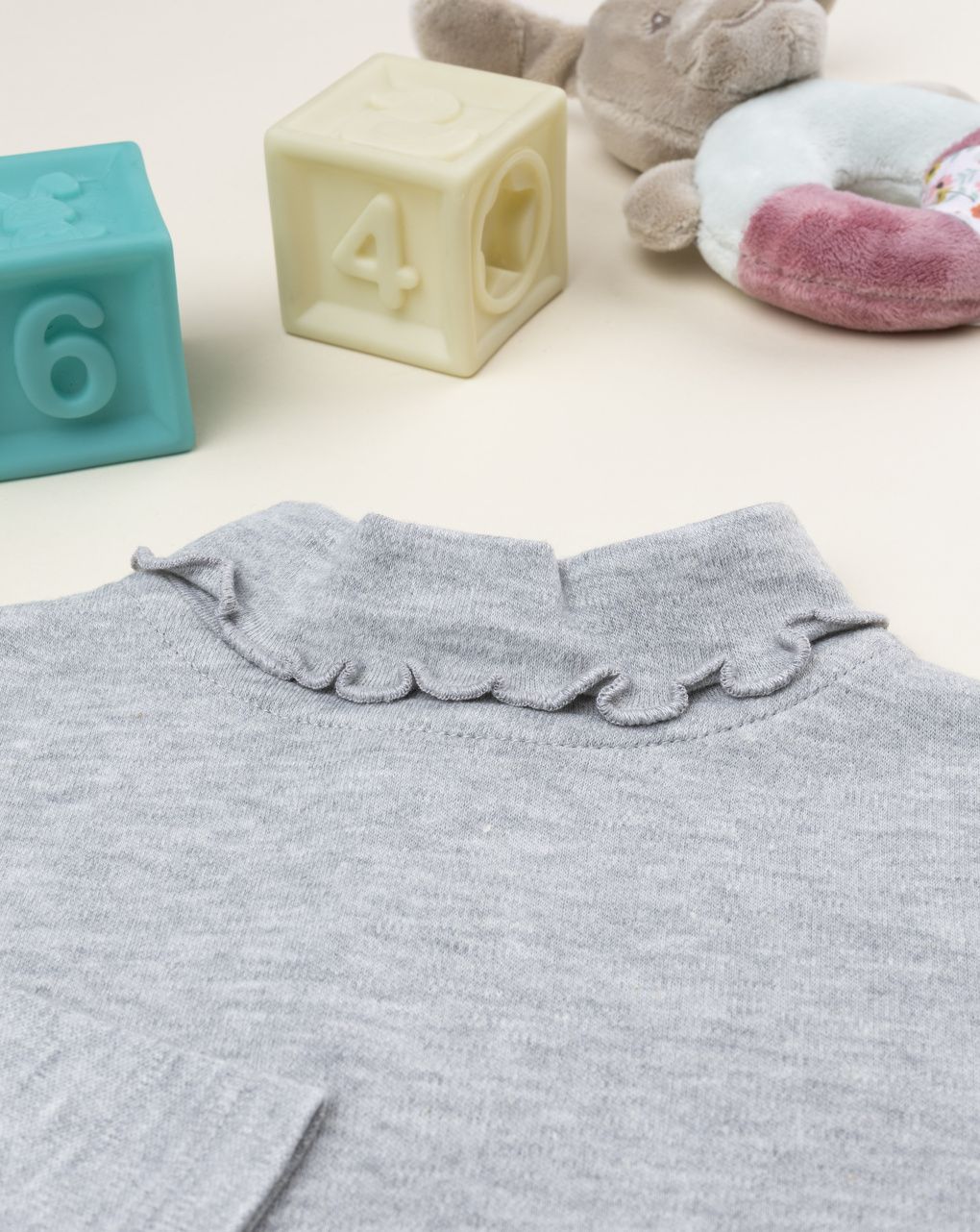 Lupetto bimba grigio chiaro