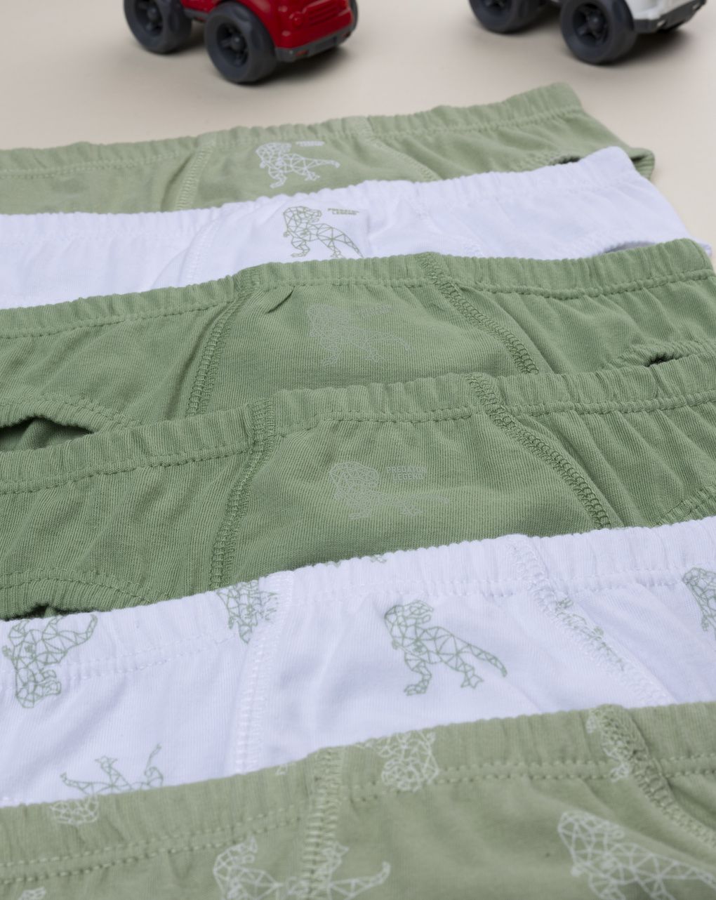 Pack 7 slip bimbo dino