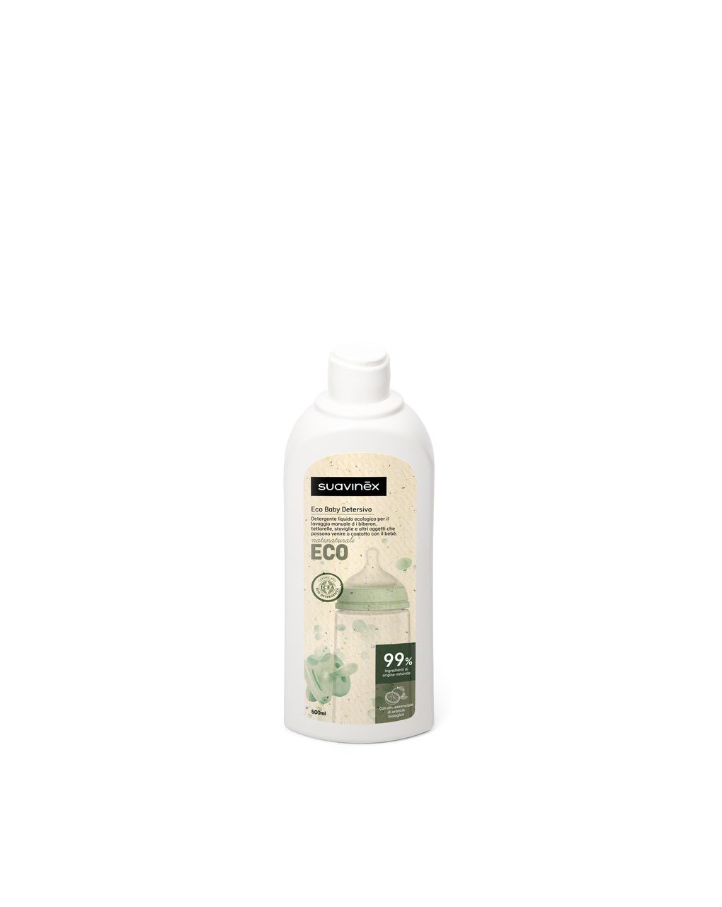 Eco baby detersivo biberon e tettarelle 500 ml - suavinex