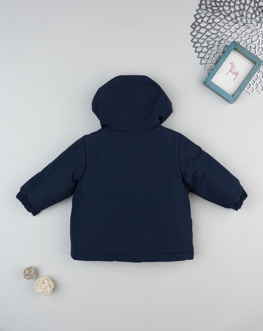 Piumino doppio bimbo blu