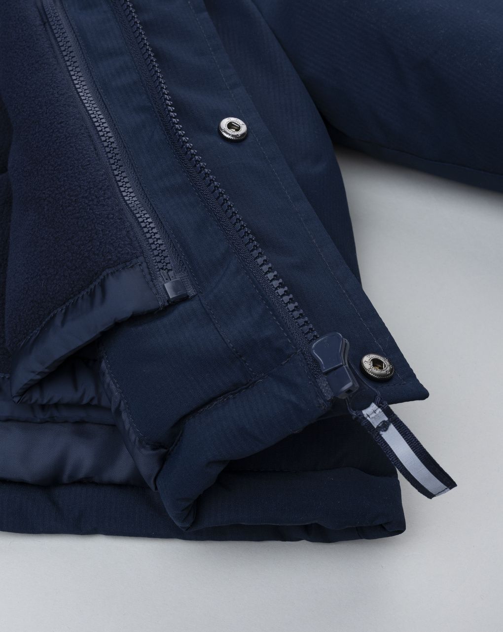 Piumino doppio bimbo blu