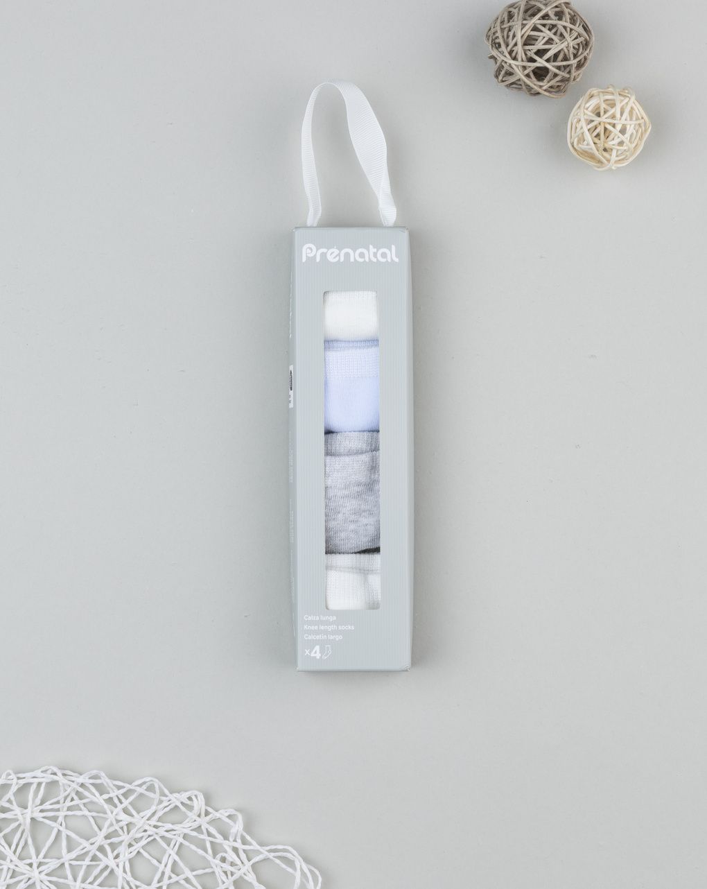 Pack 4 calze bimbo multicolor