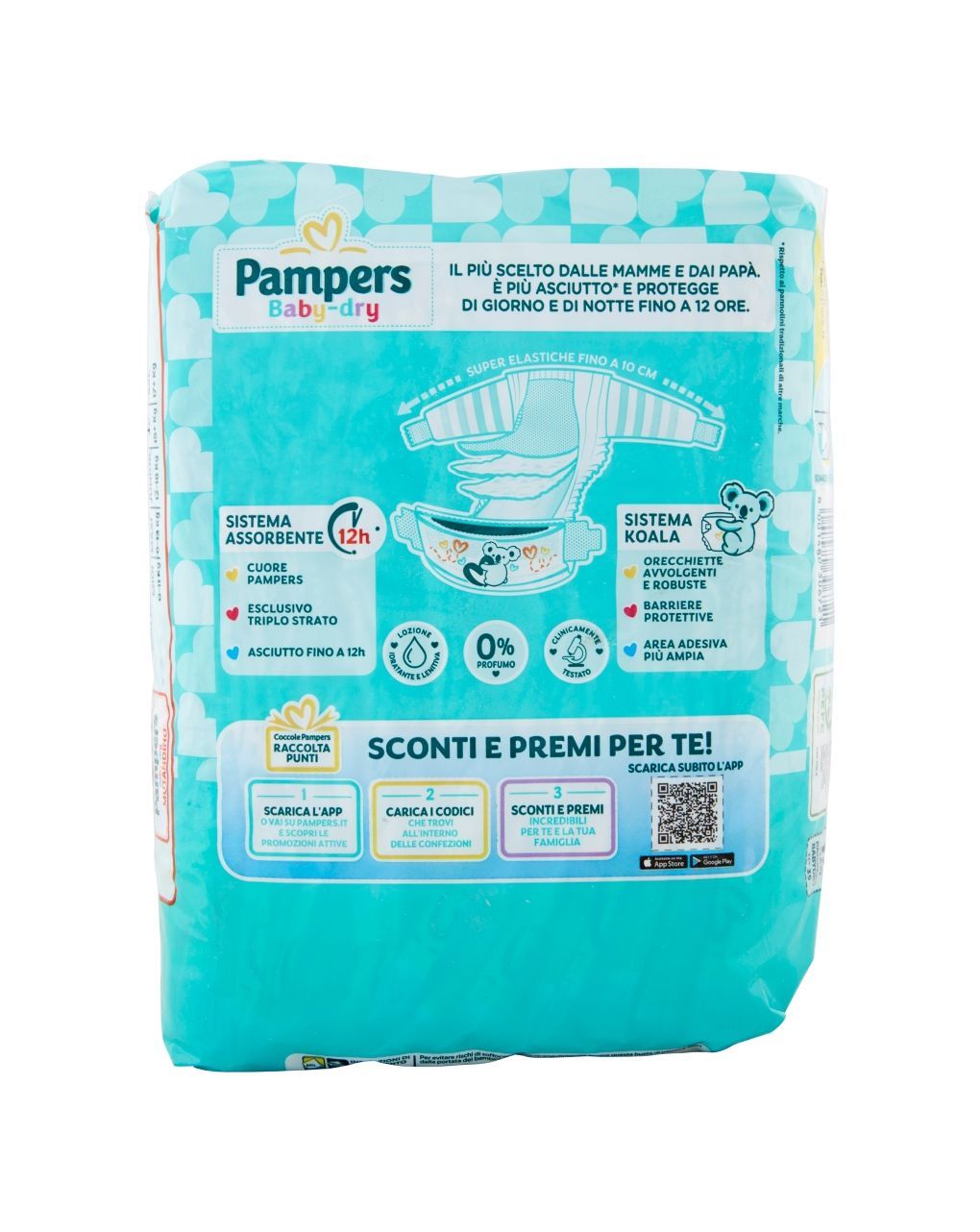 Pampers baby dry tg.4 maxi 7-18 kg - 17 pz