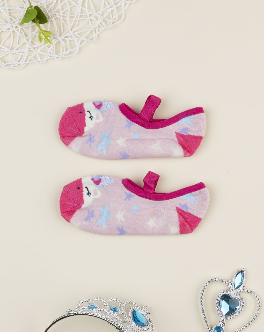 Ballerine bimba fucsia unicorno