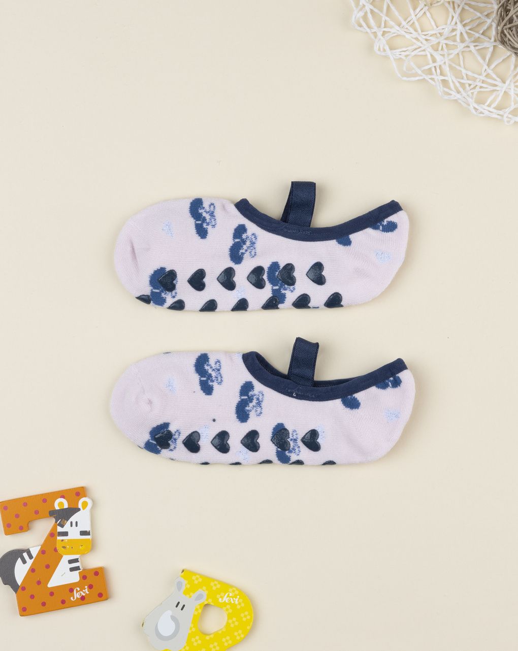 Ballerine in tessuto bimba rosa/blu