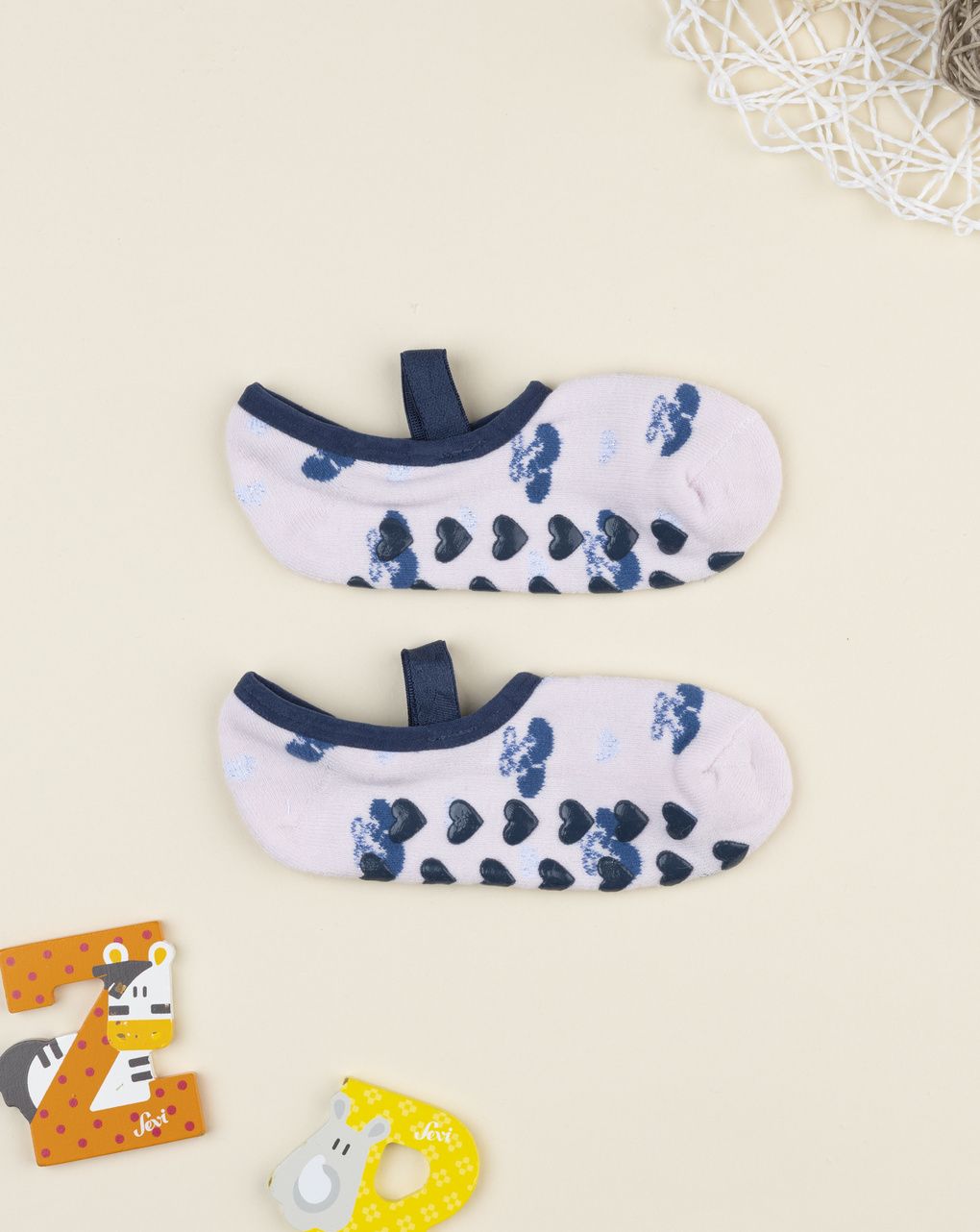 Ballerine in tessuto bimba rosa/blu