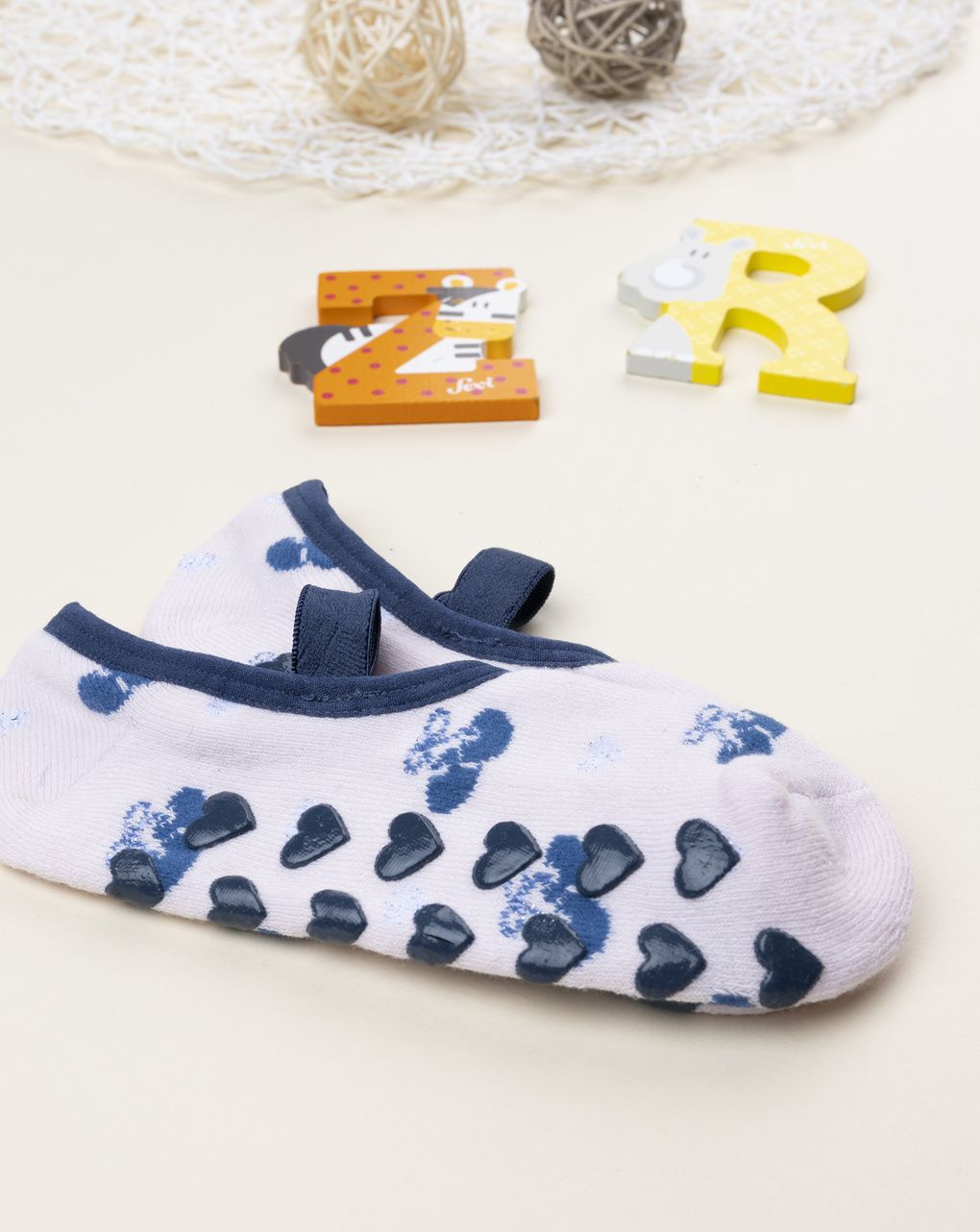 Ballerine in tessuto bimba rosa/blu