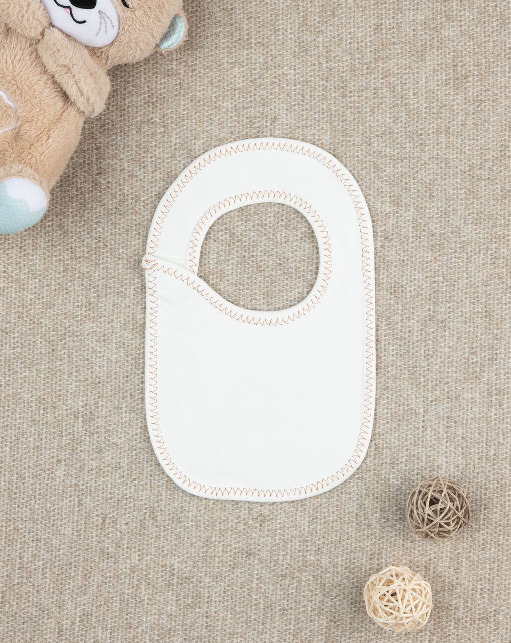 Bavaglino bimba volpi