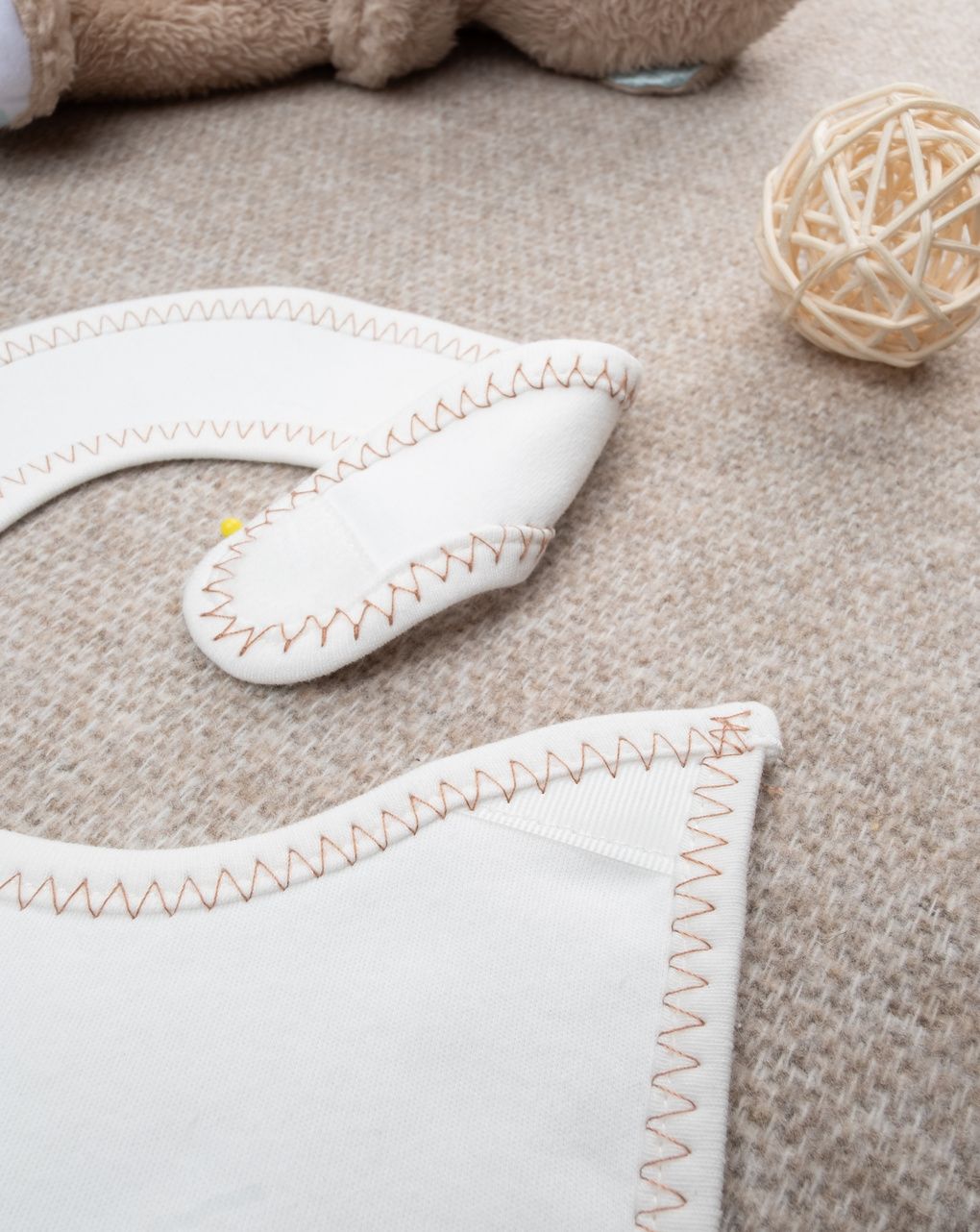 Bavaglino bimba volpi