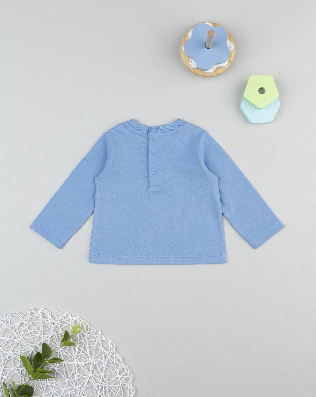 T-shirt bimbo azzurra "little bear"