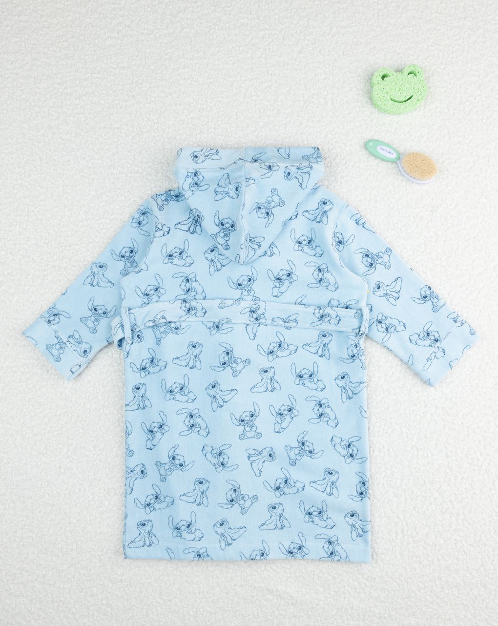 Accappatoio bimbo ciniglia stitch