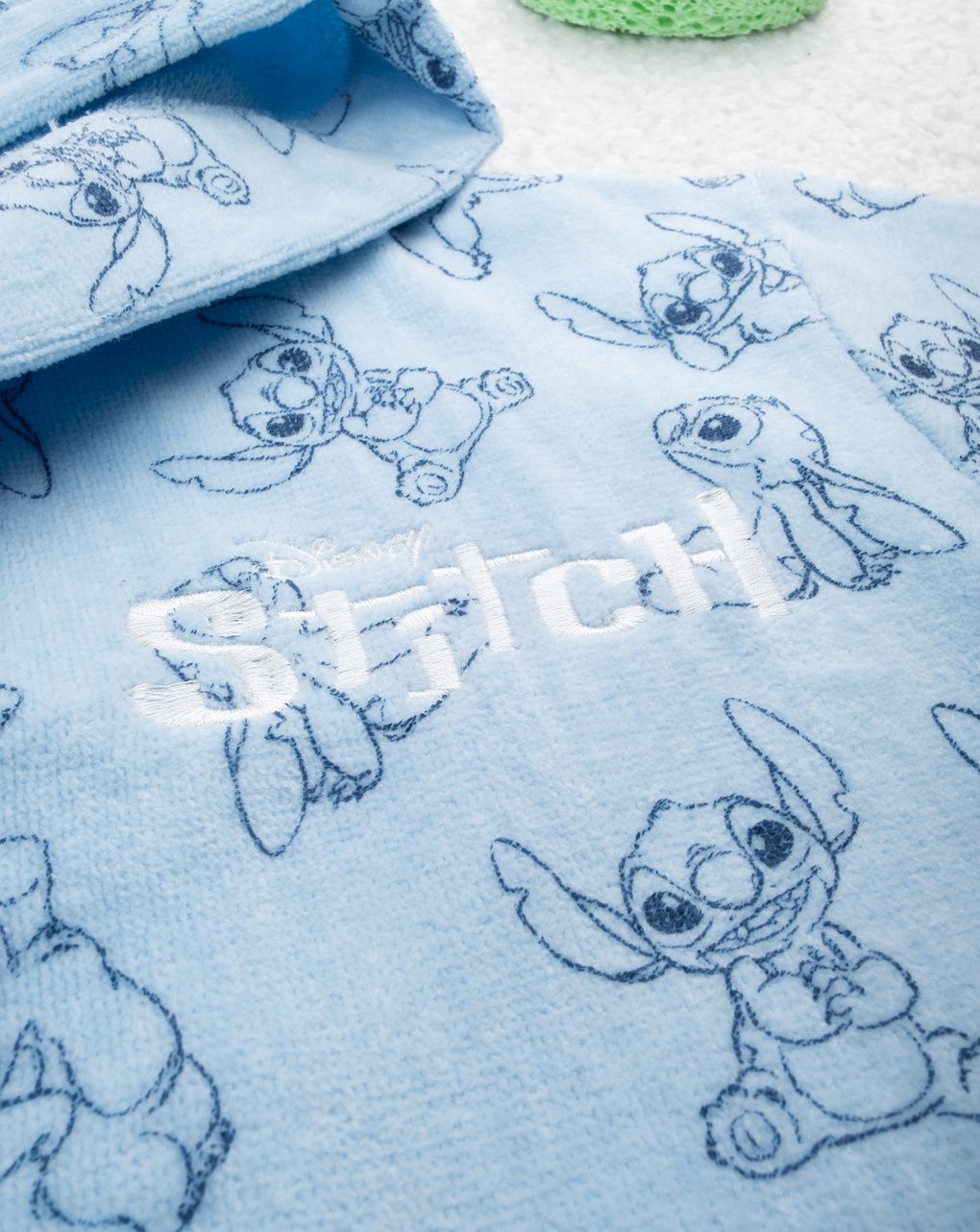 Accappatoio bimbo ciniglia stitch