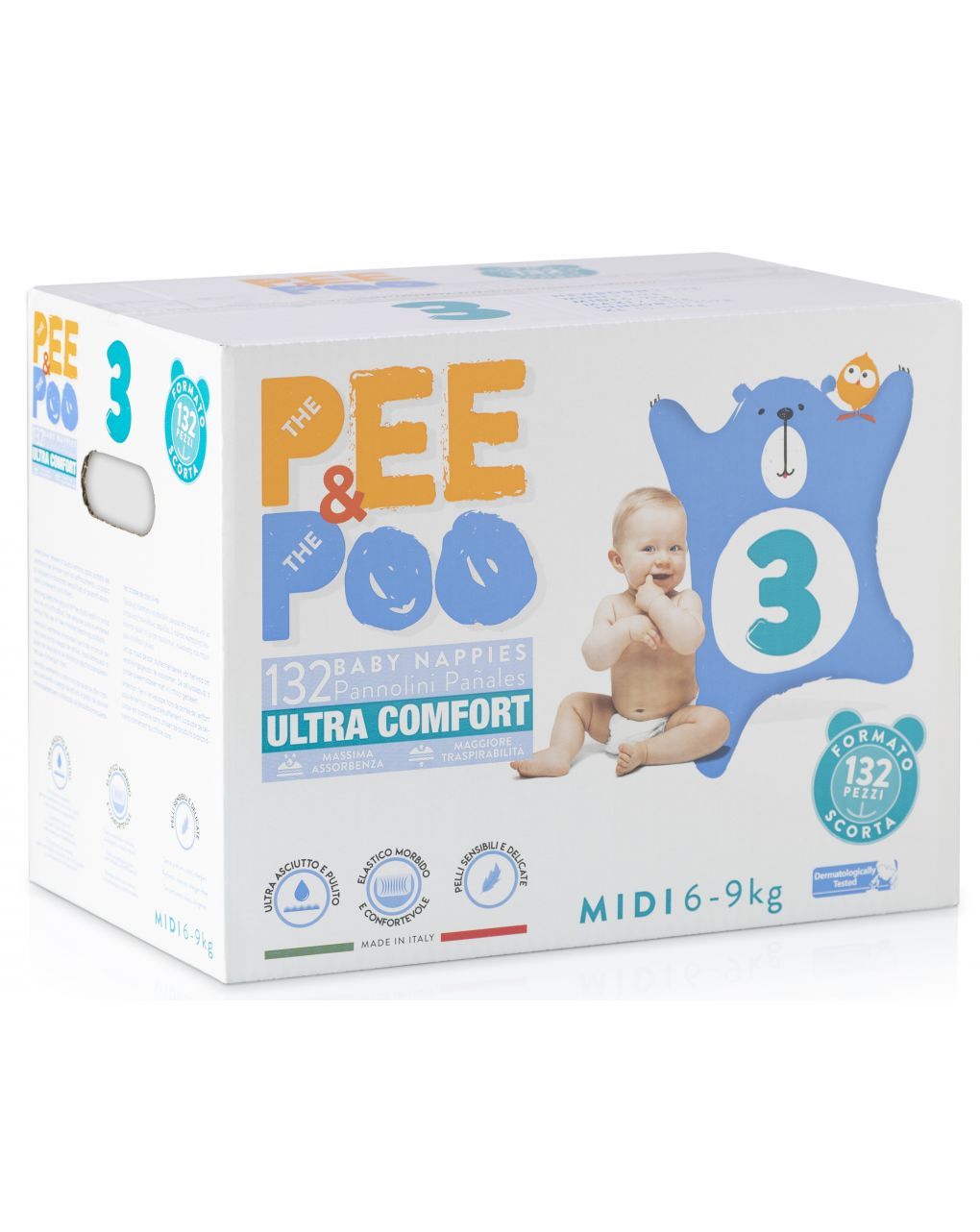 Pee&poo - jumbo midi tg3 132pz