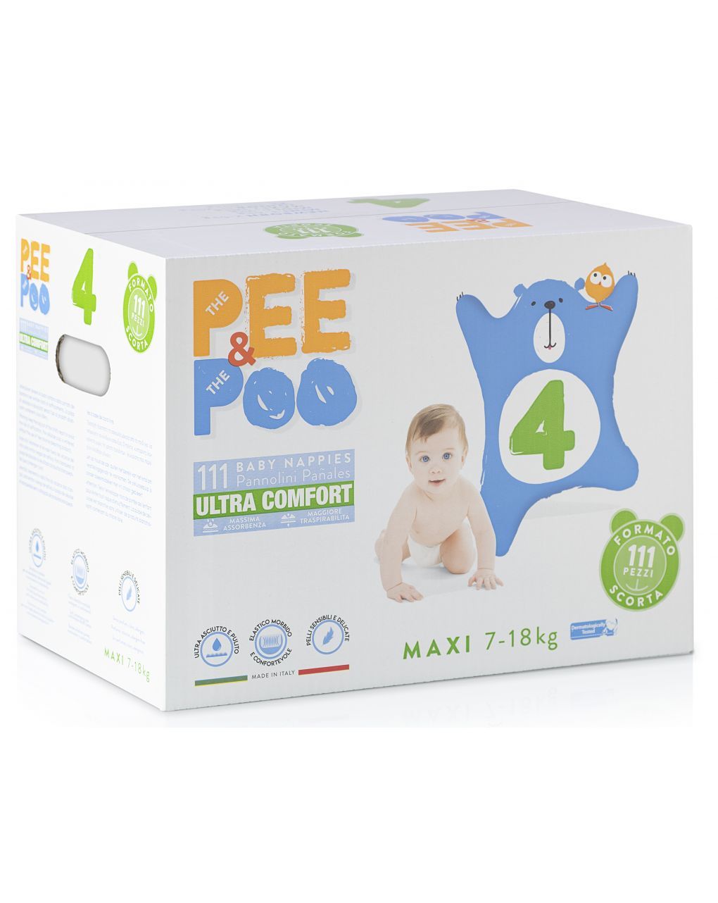 Pee&poo - jumbo maxi tg4 111 pz