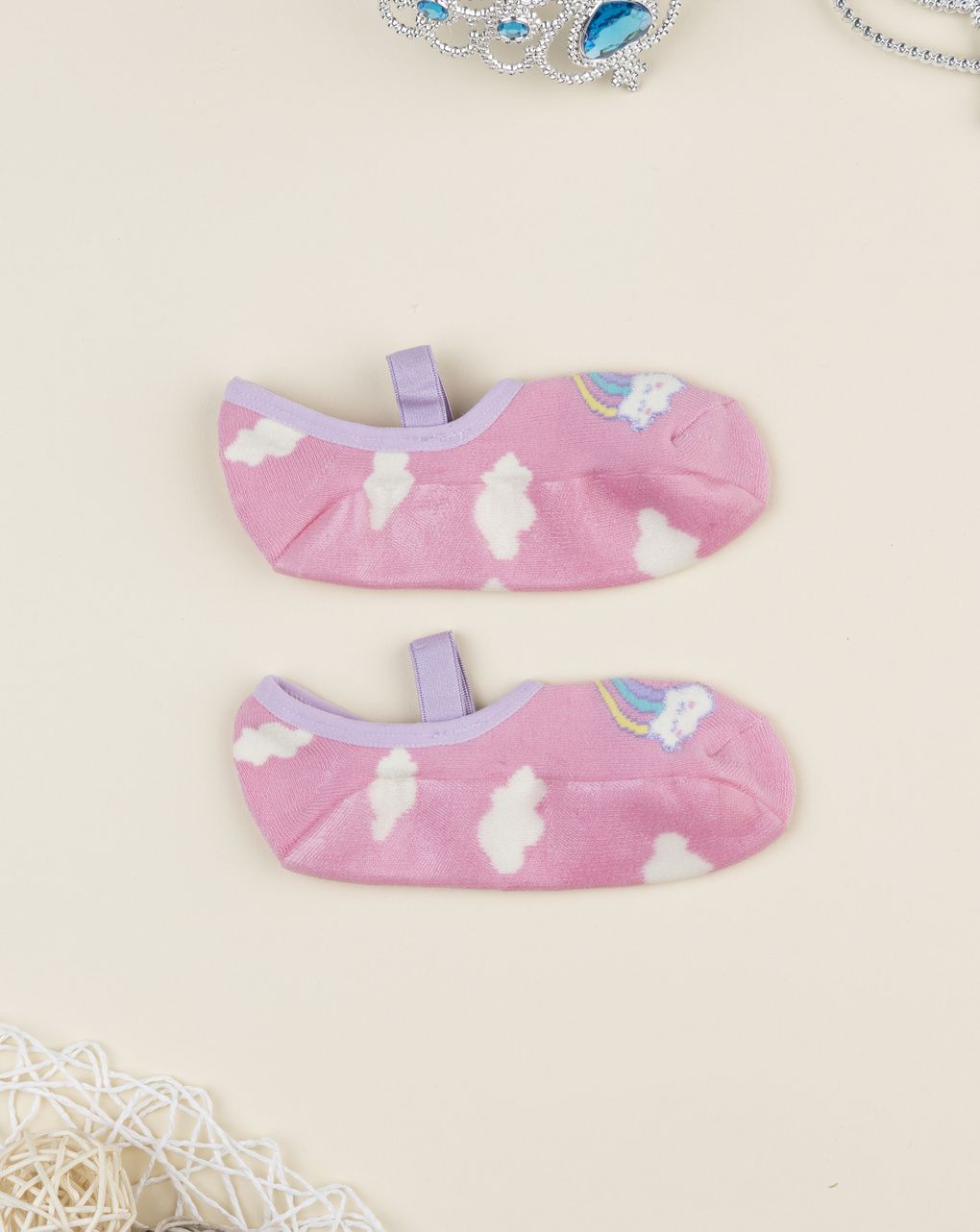 Ballerina bimba rosa arcobaleno