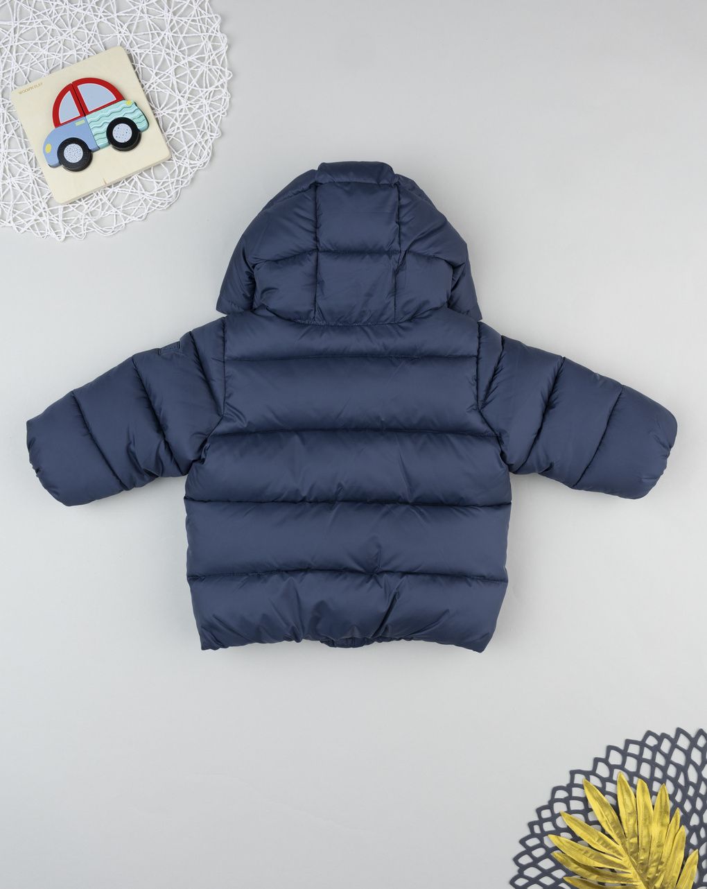 Piumino bimbo blu pile interno