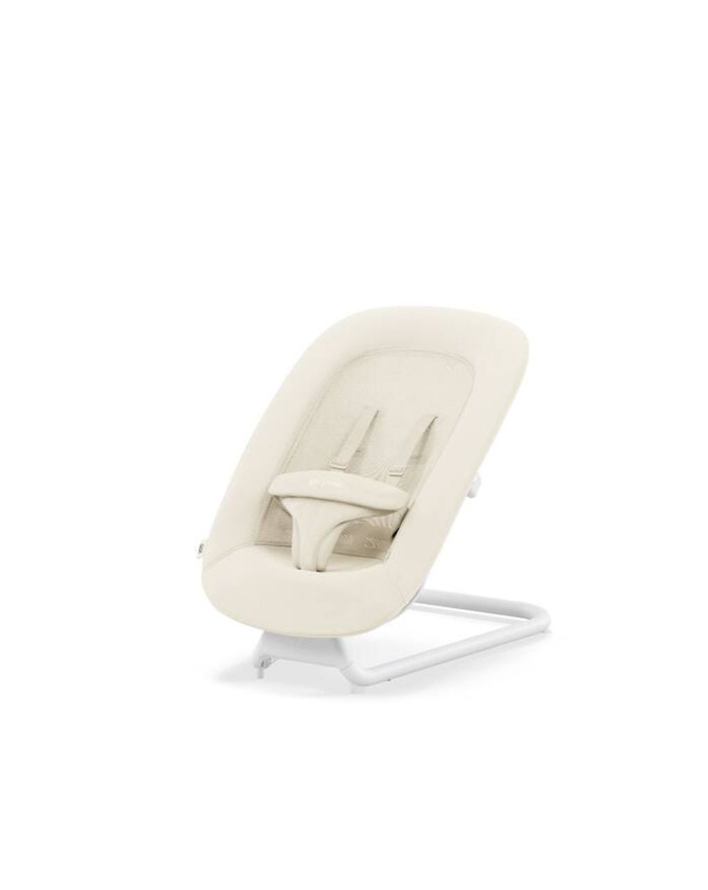 Sdraietta lemo  gold bouncer canvas white/light beige - cybex
