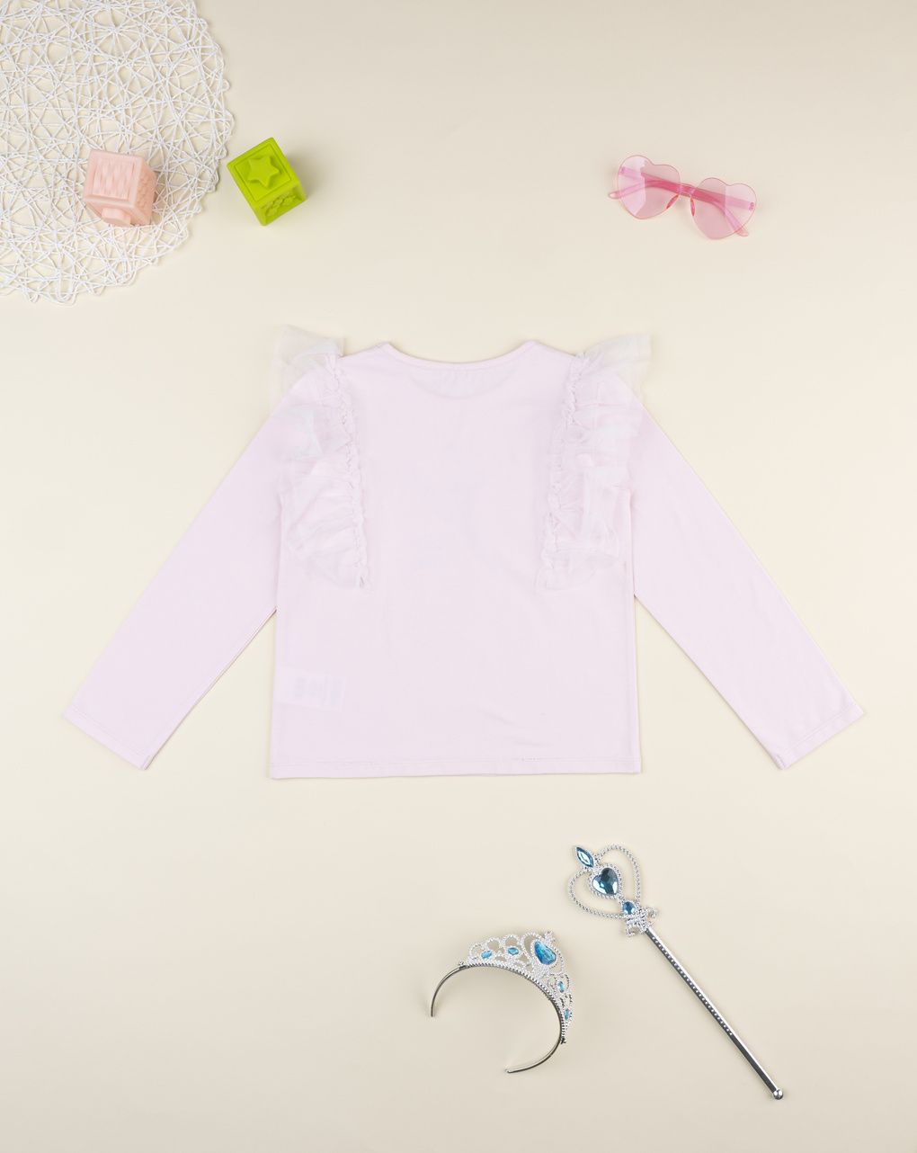 T-shirt bimba rosa ballerina