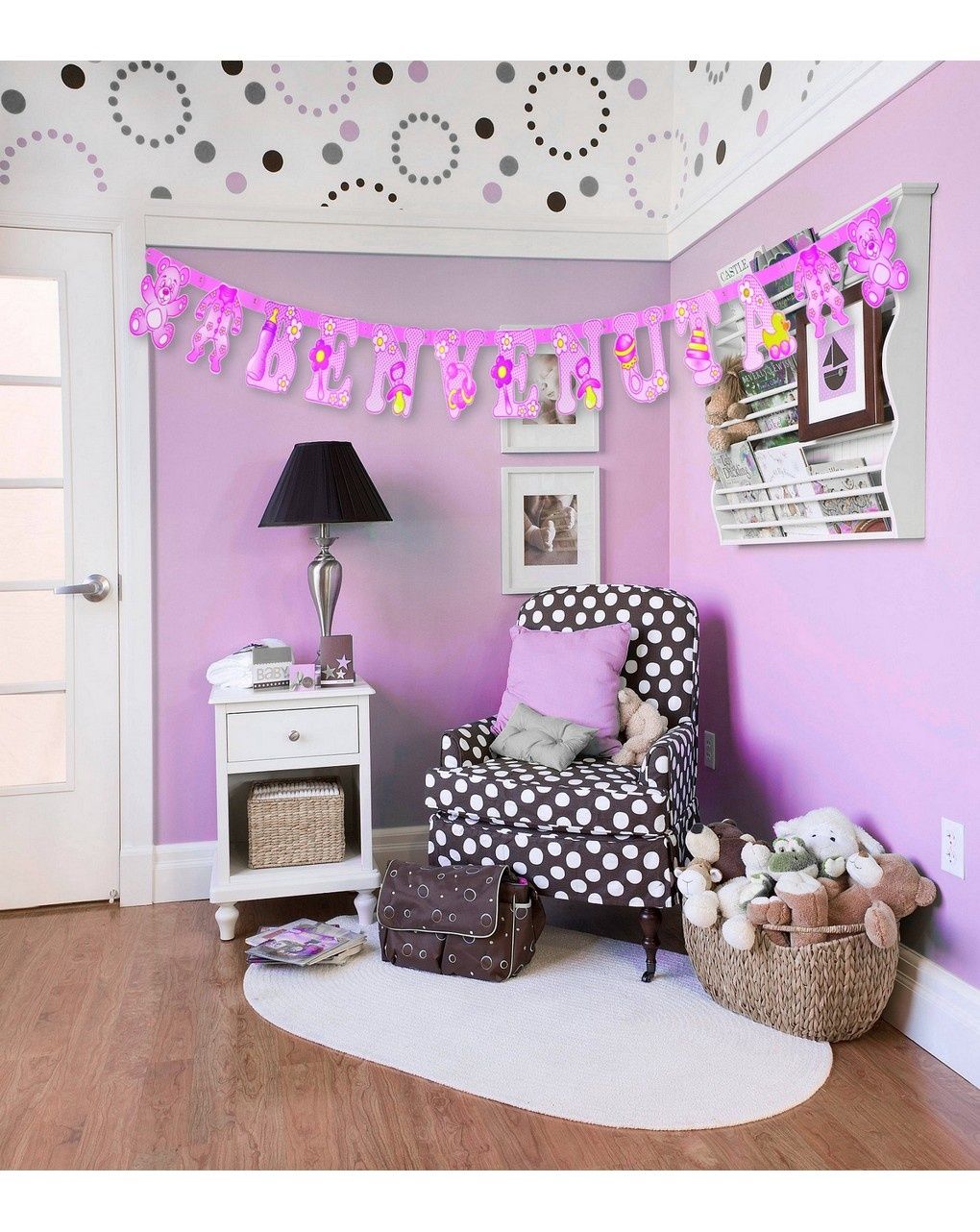 Festone benvenuta 215x15 cm - misura xl