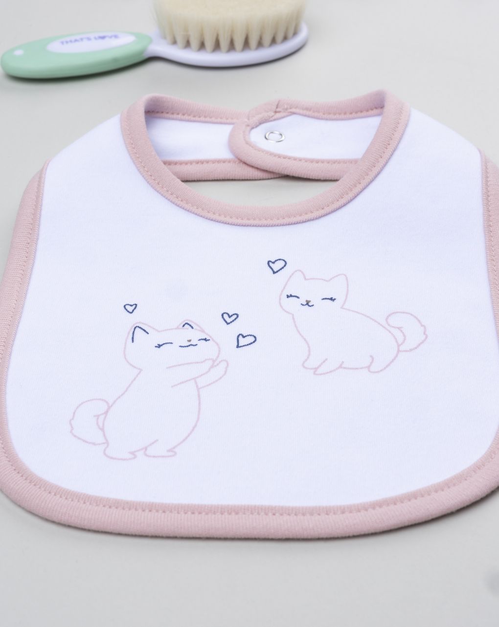 Bavaglino bimba gattini