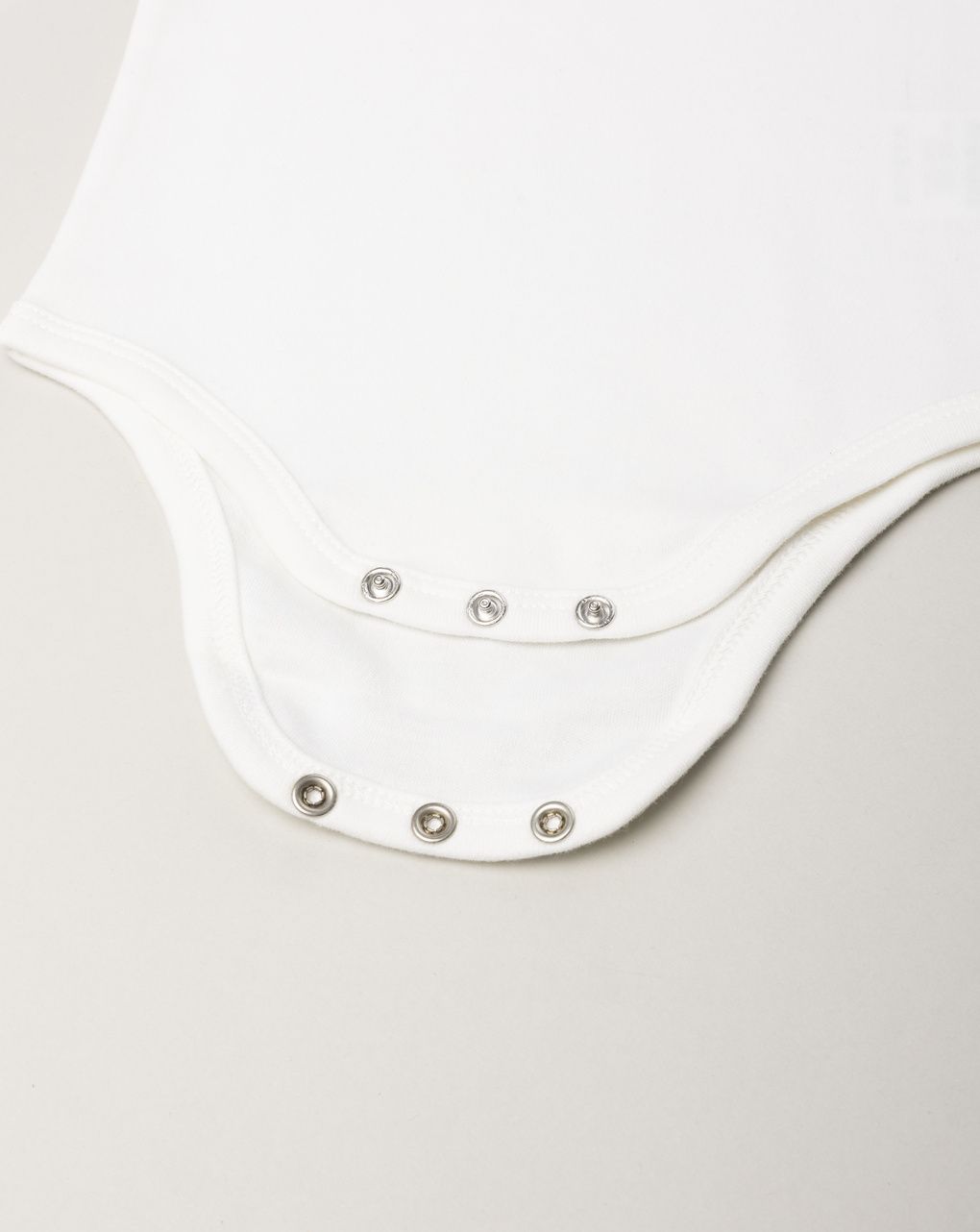 Body bimba bianco frill al collo