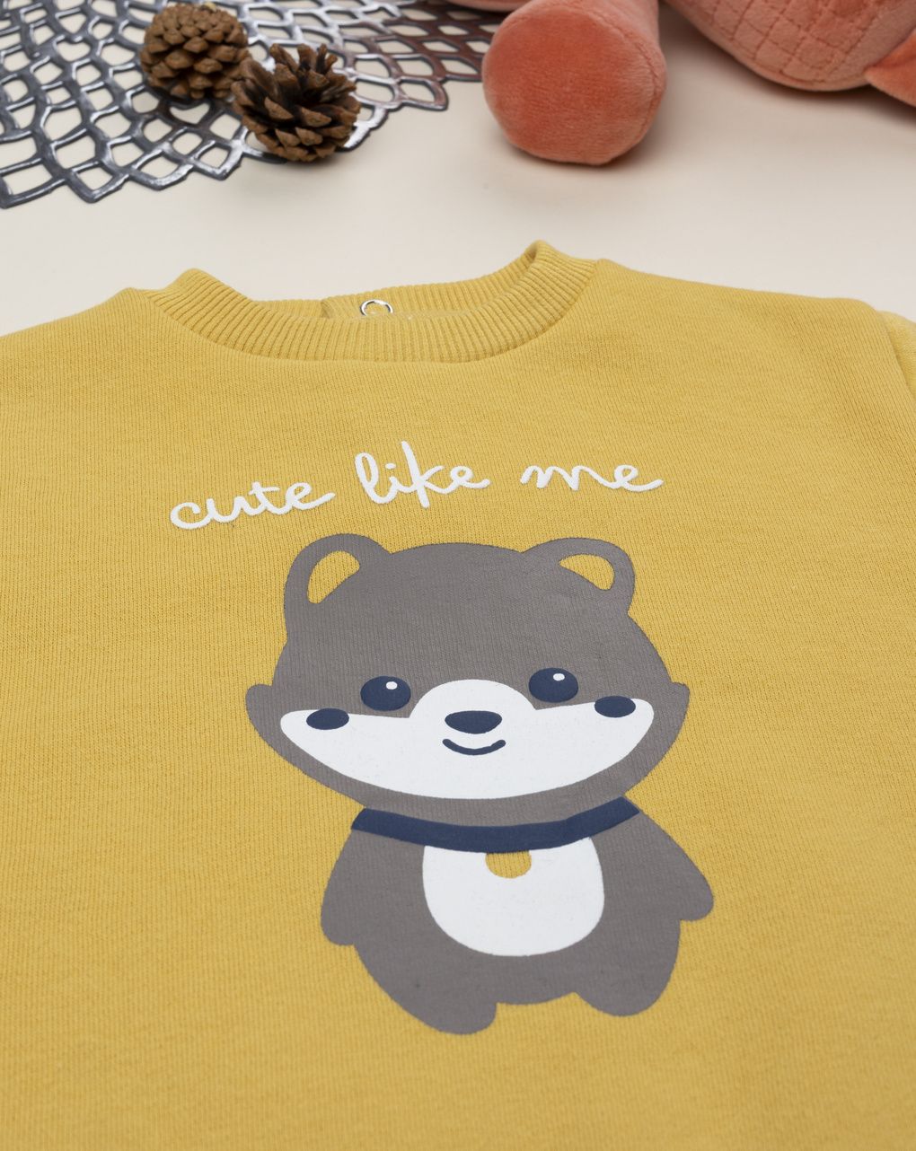 Completo jogging bimbo giallo/blu