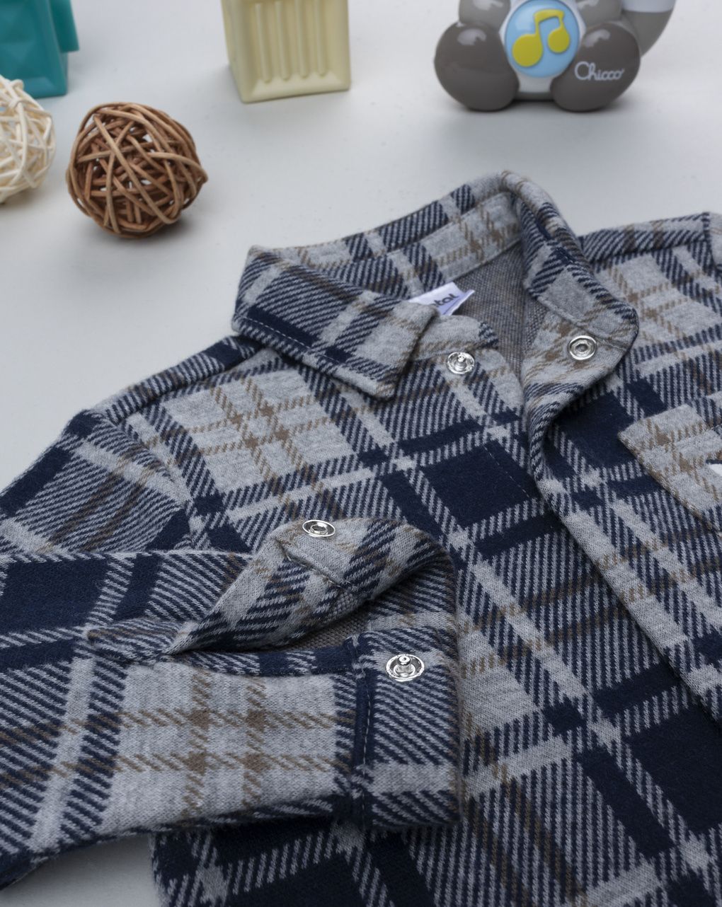 Camicia scozzese bimbo