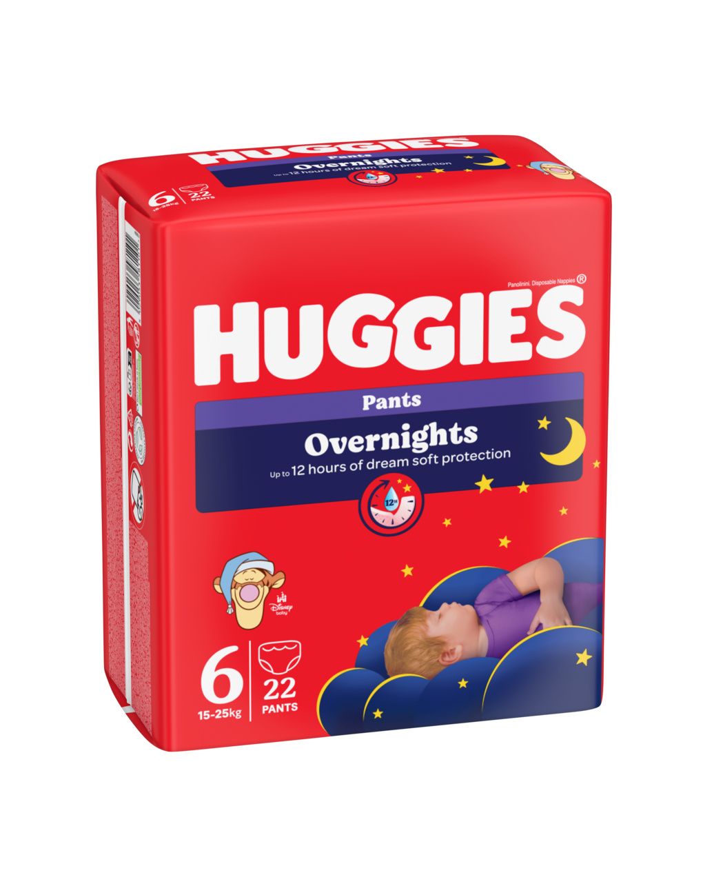 Pannolino overnight mutandina tg. 6 22pz - huggies