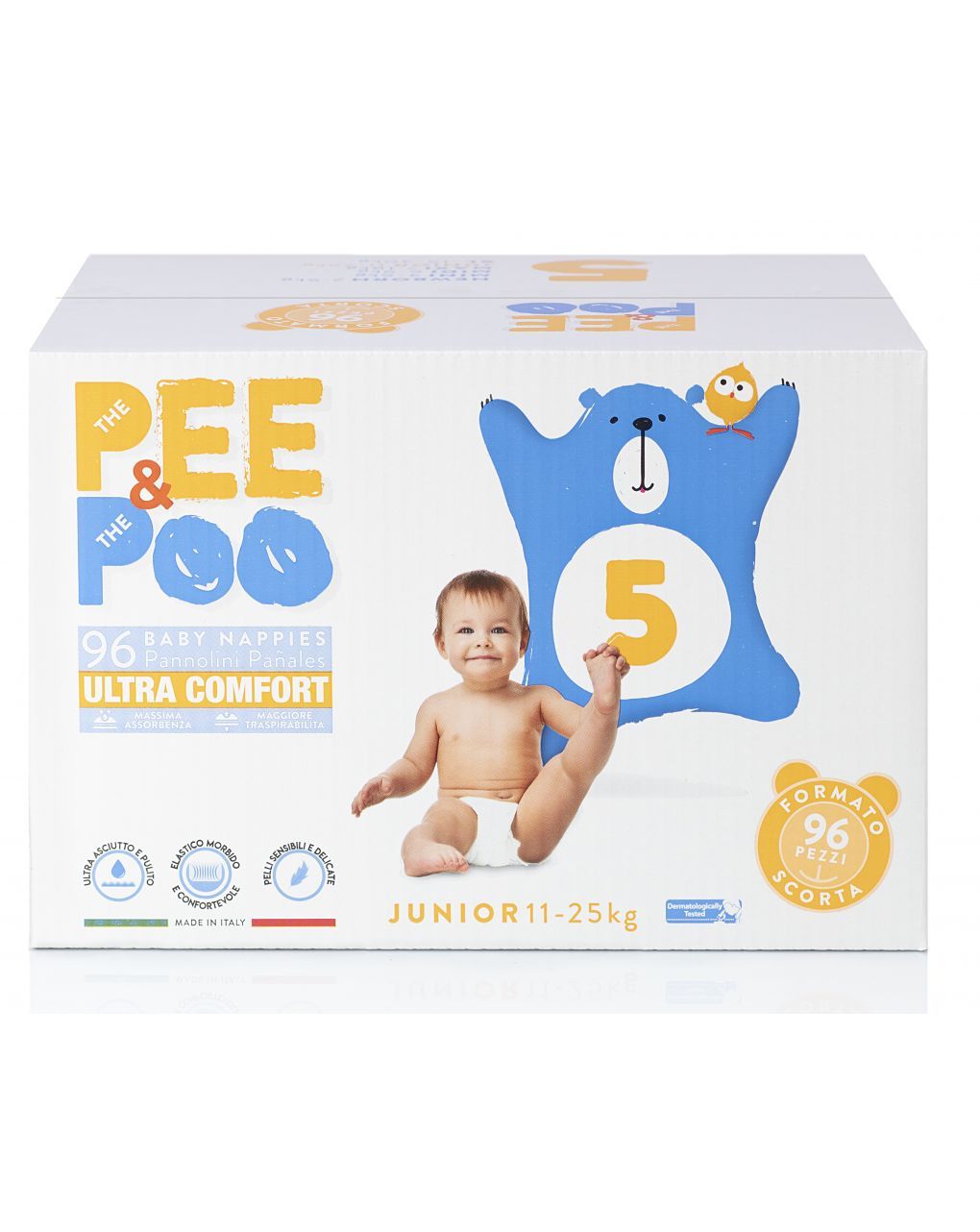 Pee&poo - jumbo junior tg5 96 pz