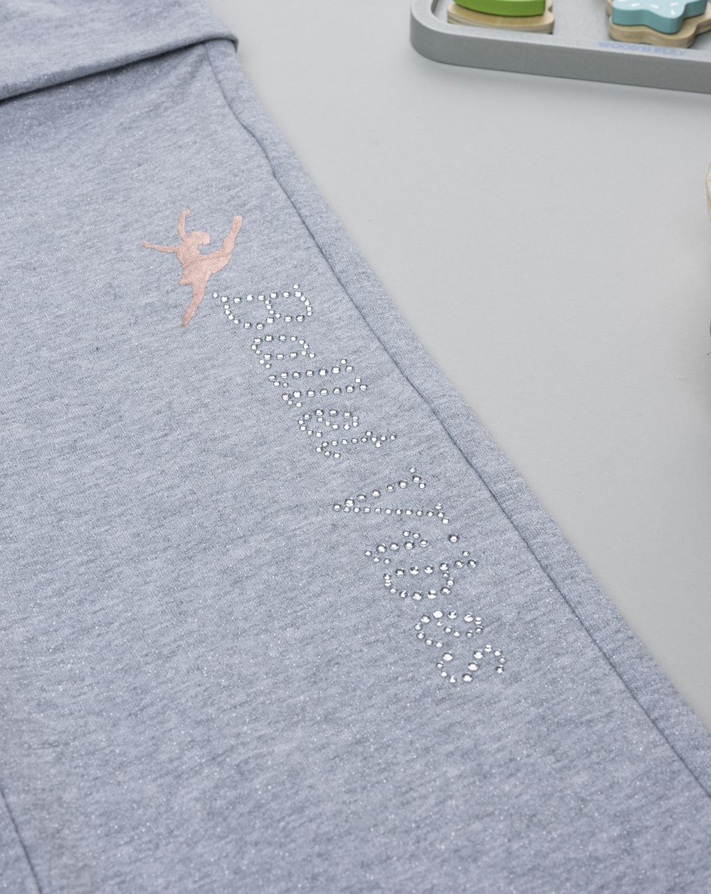 Pantalone bambina grigio ballerina