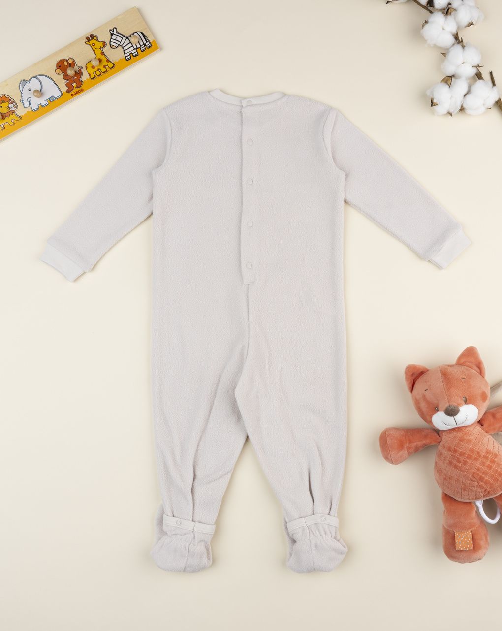 Pigiamone bimbo beige bosco