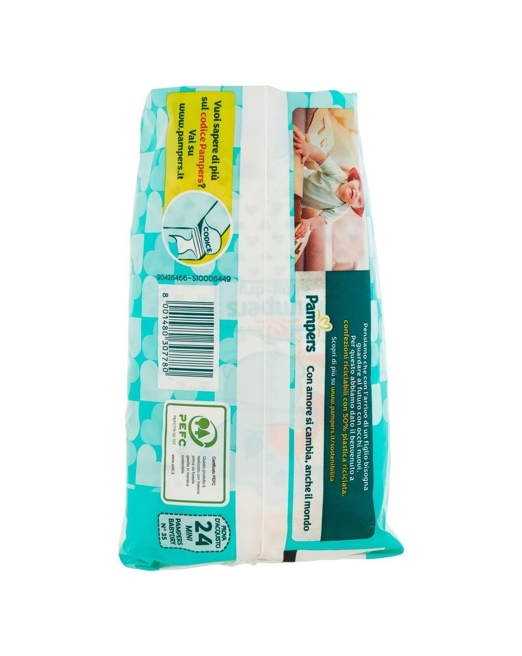 Pampers baby dry tg.2 mini 3-6 kg - 24 pz